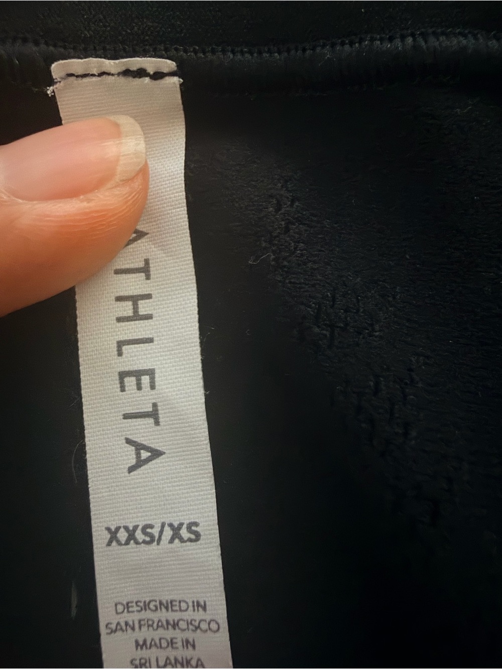 Athleta Black Mesh Sleeveless Crop Top - Picture 6 of 6